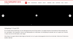 Desktop Screenshot of fjalltopploppet.se